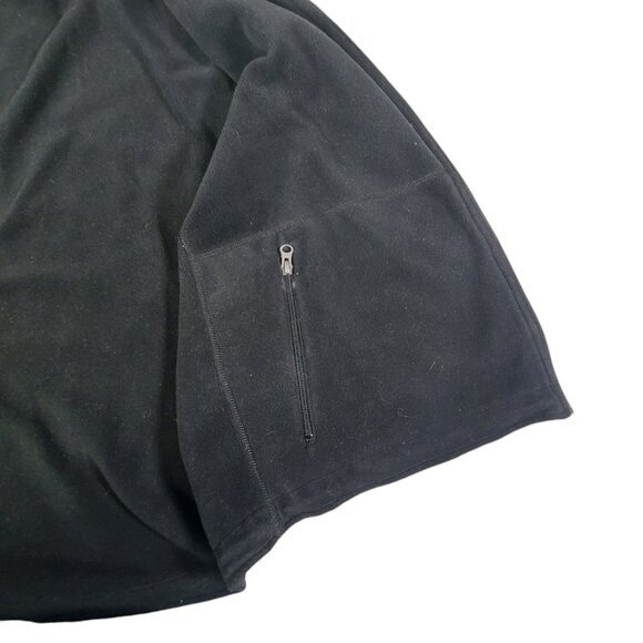 Vintage Polo Sport Vest Men Large Black Jacket Zip Up Reversible Fleece USA Warm - Picture 9 of 15